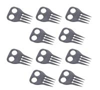 Bntaomle Peigne de Tressage de Cheval Outil de Tressage de Cheval Soins du Cheval pour Outil D'Équitation en Plein Air 10PCS