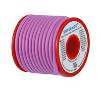 BNTECHGO Bobine de fil de cuivre étamé flexible en silicone de calibre 12 7,6 m Violet 12 AWG