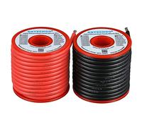 Bntechgo Calibre 12 Câble silicone résistant aux températures élevées souple et flexible en silicone 12 AWG Fil 680 brins de fil de cuivre de Tined