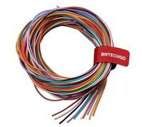 BNTECHGO Kit de fils de cuivre étamé en silicone 26 AWG, 10 couleurs, 3 m de long de chaque couleur