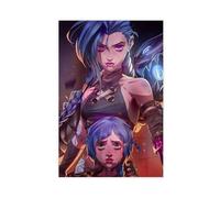bntjxz Poster Arcane Jinx Anime sur toile - Décoration murale pour salon, chambre à coucher - 40 x 60 cm