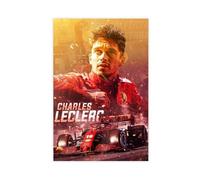 bntjxz Poster sur toile avec motif Charles Leclerc - Décoration de chambre à coucher, bureau, chambre - Cadeau - 40 x 60 cm
