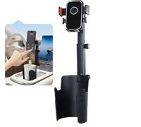 BNTTEAM Trépied universel portable pour tablette avec adaptateur de support pour tablettes de 4,7" à 14,5", rotation à 360°, hauteur réglable pour écrans photos, films, vidéos + sac (pour téléphone de