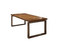 BNUTFRDD Bureaux Bureau d'étude à Domicile en Bois Massif, Table de Jeu d'ordinateur Chambre Coucher, Bureau Patron d'entreprise, thé négociation Salon Table de Loisirs Créatifs(140 * 70 * 75cm)