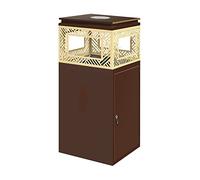 BNUTFRDD Corbeille d'extérieur bac intérieure de déchets commerciaux embarqué corbeille rectangulaire bin rue Poubelle