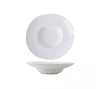 BNUTFRDD Plateau de Collations Grande Assiette Creuse, Assiette à pâtes, Assiette à Chapeau de Paille, hôtel Club, Vaisselle créative, Assiette à Soupe Occidentale, Assiette à Salade Assiettes(S)