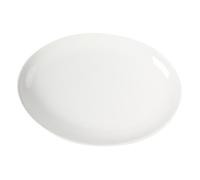 BNUTFRDD Plateau de Collations Vaisselle en céramique blanche Grande assiette Poulet Assiette à poisson ovale Assiette à poisson cuite à la vapeur maison Assiettes(20inch)