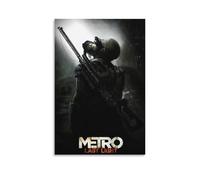 BNVJFNE Poster sur toile Metro Exodus Game - Décoration pour chambre à coucher, bureau, chambre - Cadeau - 30 x 45 cm