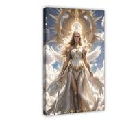 BNVJFNE Poster sur toile Surreal Combat Angel Anime 13 pour décoration de chambre à coucher, bureau, chambre, cadeau 30 x 45 cm