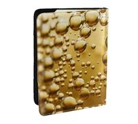 BNVSADC Étui de passeport en cuir synthétique imprimé à bulles de bière pour homme et femme, 16,5 cm, Bulle de bière, Taille unique, Moderne