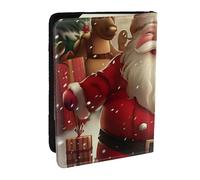 BNVSADC Étui de passeport imprimé amérindien en cuir synthétique pour homme et femme, 16,5 cm, Merry Christmas, Taille unique, Moderne