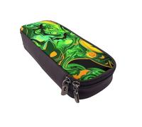 BNVSADC Présentation de divers sacs à crayons et trousse de maquillage en cuir synthétique imprimé légumes, jolie boîte à crayons, trousse de papeterie pour l'école, le bureau, les voyages, Horreur