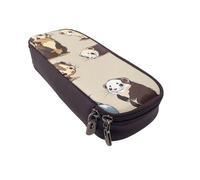 BNVSADC Présentation de divers sacs à crayons et trousse de maquillage en cuir synthétique imprimé légumes, jolie boîte à crayons, trousse de papeterie pour l'école, le bureau, les voyages, Furet