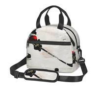 BNVSADC Sac à déjeuner isotherme avec impression artistique de hockey sur glace pour adultes, femmes, hommes, sac isotherme portable et réutilisable pour le travail, l'école, le pique-nique, la plage,