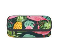 BNVSADC Trousse à crayons amusante avec imprimé astronaute dinosaure fusée mignonne trousse à crayons trousse à crayons pour bureau, école, voyage, travail, flamant rose, Taille unique, Cartable