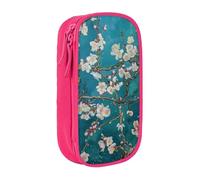 BNVSADC Trousse à crayons avec fermeture éclair pour étudiants, adolescents, garçons, filles, adultes, noir, rose, Taille unique, Cartable