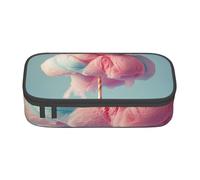 BNVSADC Trousse à crayons avec imprimé donut - Jolie trousse à crayons - Pour bureau, école, voyage, travail, cotton candy, Taille unique, Cartable