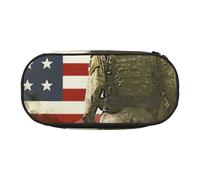 BNVSADC Trousse à crayons avec motif chouette et branches d'arbre - Double fermeture éclair - Pour bureau, école, papeterie - Pour étudiants, adolescents, garçons, filles, adultes, US Military Soldats