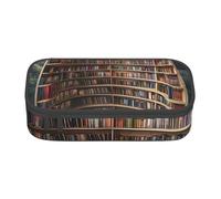 BNVSADC Trousse à crayons avec silhouette de fougère et feuille de fougère naturelle - Jolie trousse à crayons - Trousse à crayons pour bureau, école, voyage, travail, Bibliothèque Livres d'étagère