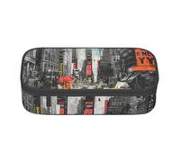 BNVSADC Trousse à crayons avec silhouette de fougère et feuille de fougère naturelle - Jolie trousse à crayons - Trousse à crayons pour bureau, école, voyage, travail, Amour de New York, Taille unique