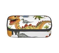 BNVSADC Trousse à crayons imprimée de paysage chinois - Jolie trousse à crayons - Trousse à crayons pour bureau, école, voyage, travail, Images de dinosaures., Taille unique, Cartable