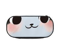 BNVSADC Trousse à crayons imprimée paysage chinois avec double fermeture éclair pour bureau, école, papeterie pour étudiants, adolescents, garçons, filles, adultes, Dessin animé Chat Art, Taille