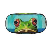 BNVSADC Trousse à crayons rectangulaire avec double fermeture éclair - Motif mandala - Pour bureau, école, papeterie - Pour étudiants, adolescents, garçons, filles, adultes, Puerto Rico Drapeau