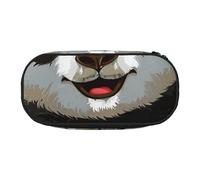 BNVSADC Trousse à crayons rectangulaire avec double fermeture éclair - Motif mandala - Pour bureau, école, papeterie - Pour étudiants, adolescents, garçons, filles, adultes, Panda Art, Taille unique