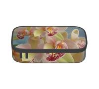BNVSADC Trousse à crayons rectangulaire avec imprimé mandala - Jolie trousse à crayons - Pour bureau, école, voyage, travail, Orchidées, Taille unique, Cartable