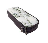 BNVSADC Whitetail Trousse à crayons et trousse de maquillage en similicuir avec motif cerf faon dans la nature, Brindille naturelle blanche, Taille unique, Cartable