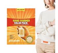 BnyHjir Lot de 40 Paires (80 Chauffe-Mains), Chauffe-Mains naturels, activés par l'air Une Longue durée de Vie, Fournitures de réchauffement de l'abdomen pour Les trajets Quotidiens, Les