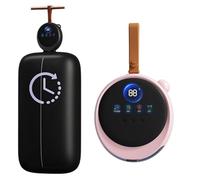 BNZCZY Sèche-Linge Portable, sèche-Linge Compact et Pliable avec minuterie et Sac de séchage, Solution de séchage Rapide pour Appartement, Camping-Car, Voyage(Color:Rose)