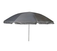 Bo-Camp Abris de camping Parasol de plage gris Ø165cm Grey