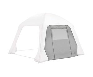 Bo-Camp Air Gazebo Paroi latérale avec Porte et fenêtre Gris Taille Unique
