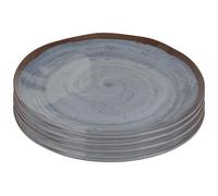Set d'assiettes Bo-Camp Dinner plate Halo 4 pcs Couleur: gris