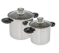 Bo-Camp - Batterie de cuisine - Elégance - Compact 2-2 Pièces - RVS