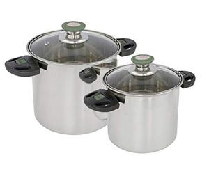 Bo-Camp - Batterie de cuisine - Elégance - Compact 2-2 Pièces - RVS