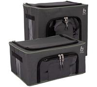 BO-CAMP BC Caja de almacenaje plegable M+L pour camping et plein air, repas et sorties pratiques, format léger