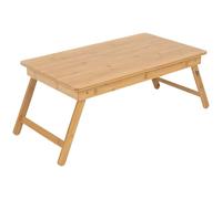 BO-CAMP BC UO Mesa auxiliar Walworth bambú pour camping et plein air, avec format léger, camping facile au quotidien
