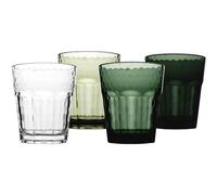 BO-CAMP BC verre limonada M&M S 4pcs vert pour camping et plein air, repas et sorties pratiques, format léger