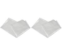 Bo-Camp - Bo-Tec bâche de Sol - sans plastifiants - 3 x 4 mètres - Transparant (Lot de 2)