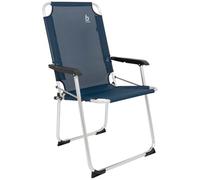 Bo-Camp - Chaise - Copa Rio - Deluxe - XL - Aluminium - Bleu foncé