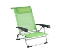 Bo-Camp Chaise de plage Saint-Tropez Aluminium Vert