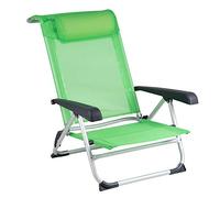 Bo-Camp - Chaise de Plage - Saint-Tropez - Aluminium - Vert