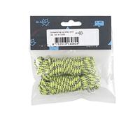 Bo-Camp - Corde + tendeurs - Ø 3 mm - 2x3,5 mètres - Nylon réfléchissant, Jaune