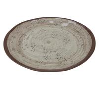 Bo-Camp Halo Assiette plate Mélamine 4 Pièces - Beige