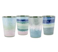 Bo-Camp Halo Blue/Green tasse - 4 pièces