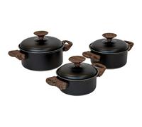 Bo-Camp - Industrial - Batterie de cuisine - Stewart - 3 Pièces - RVS