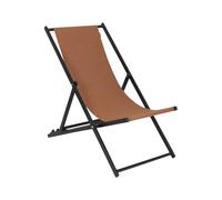 Bo-Camp Industrial Chaise de plage Culview Aluminium Argile
