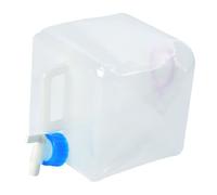 Bo-Camp - Jerrycan - Avec robinet - Pliable, Blanc, 7,5 L